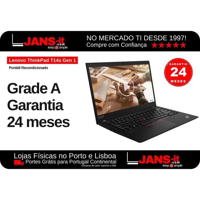 Lenovo ThinkPad T14s Gen 1 | i5-10310U | 16GB | SSD 512GB | 14″ FHD