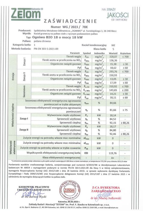 Kocioł*Ogniwo*Bio*18 kW*Piec*Drewno*ZUM*Ekonomiczne Spalanie*HIT