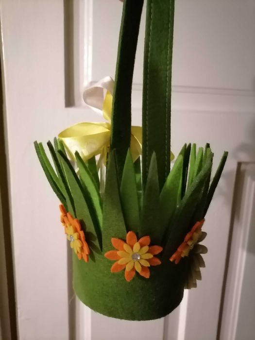 Koszyk wielkanocny filc dla dziecka