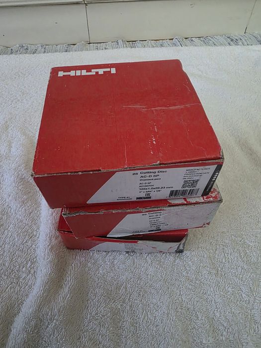 Discos de Corte Hilti AC-D SP 125mm Premium – Lote 75 Unidades (3 Caixas)