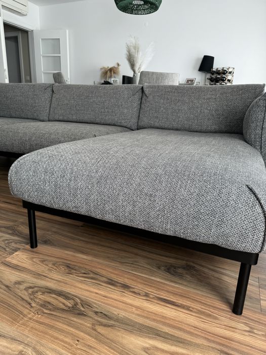 Sofá Cinzento IKEA com Chaise Longue (Ótimo Estado)