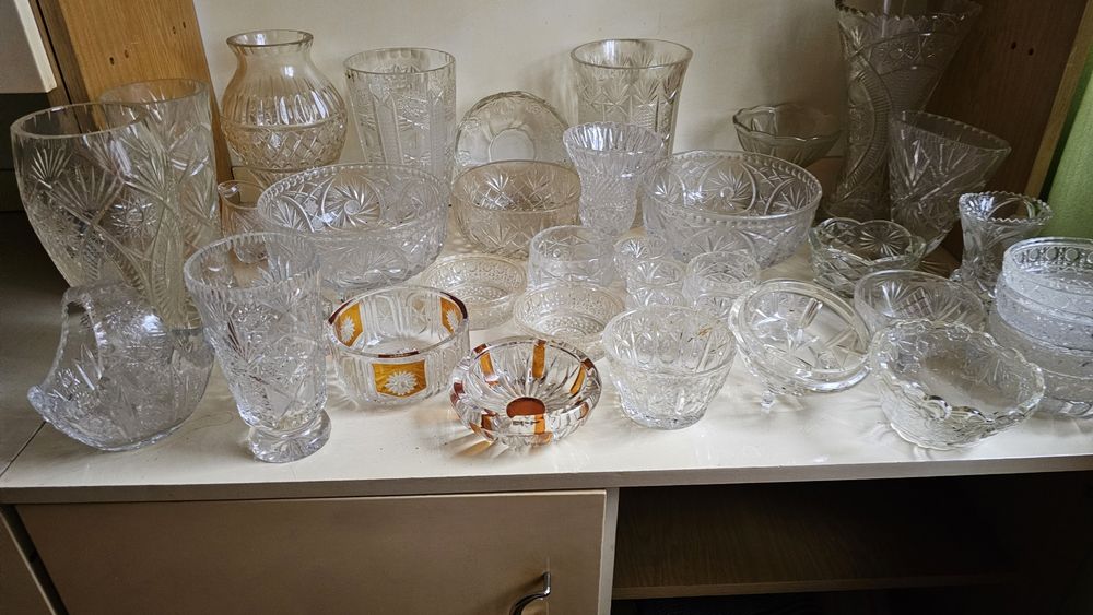 Porcelana, zastawa,kryształy