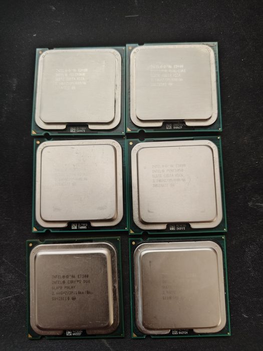 Intel  e3400, e5400, e5500, e5800, e7300, e7500