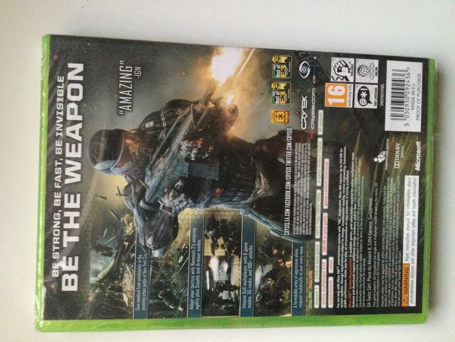 Xbox 360- Crysis 2 (selado)