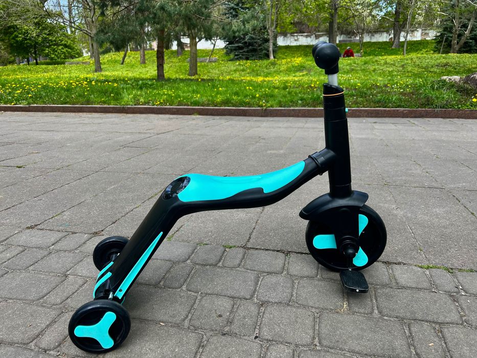 Самокат біговел 3 в 1 best scooter музичний