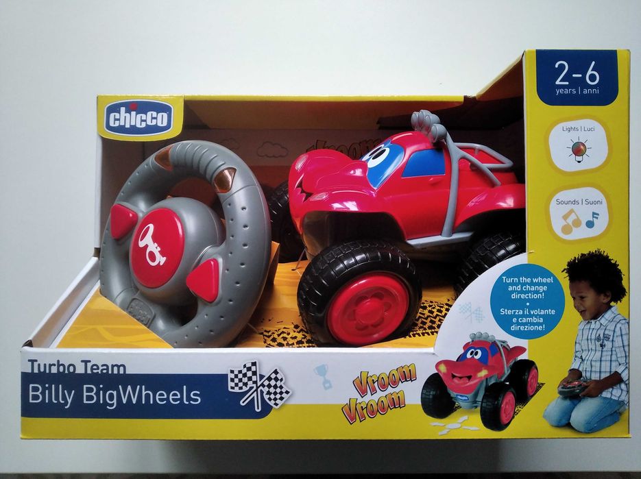 Chicco Billy big wheels auto RC zdalnie sterowane, nowe na prezent!