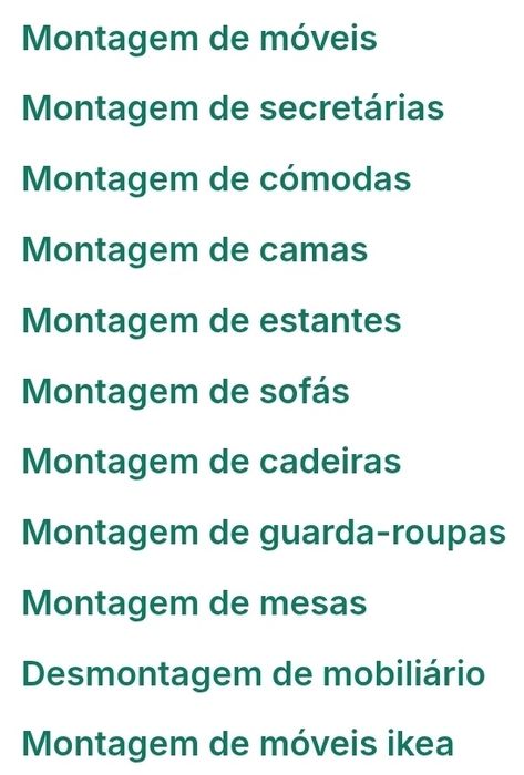 Trabalhos de Manutenção e Reparação