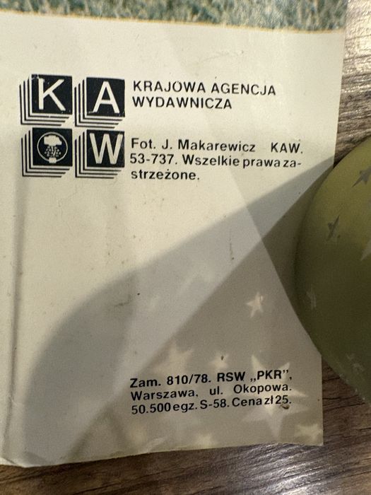 Oryginalny Plakat Reprezentacja Polski Argentyna 78 KAW PRL Retro