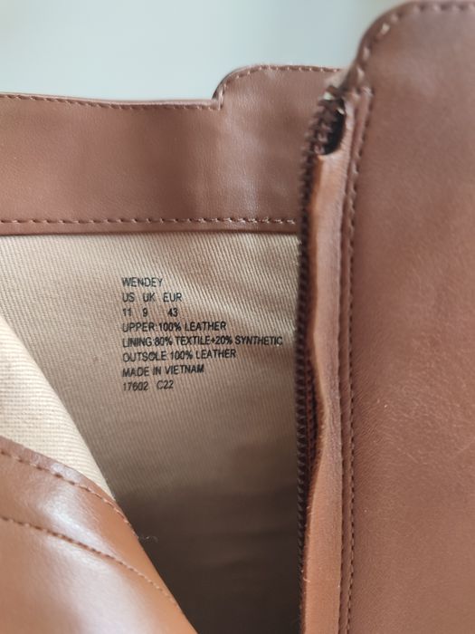 Ralph Lauren nowe karmelowe botki r.43