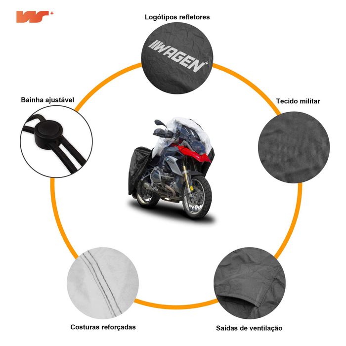 Capa Impermeável para Moto - Wagen Cover - Deluxe