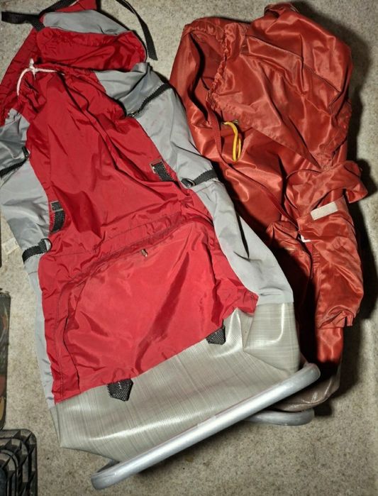 Plecak na aluminiowym stelażu 2 szt