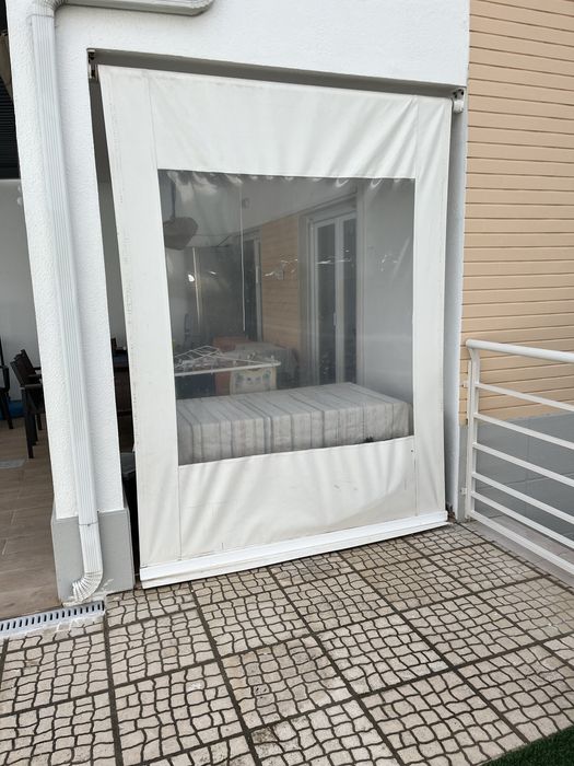 Toldo branco resistente