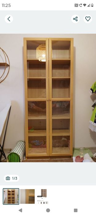 Regał Witryna szklana Ikea