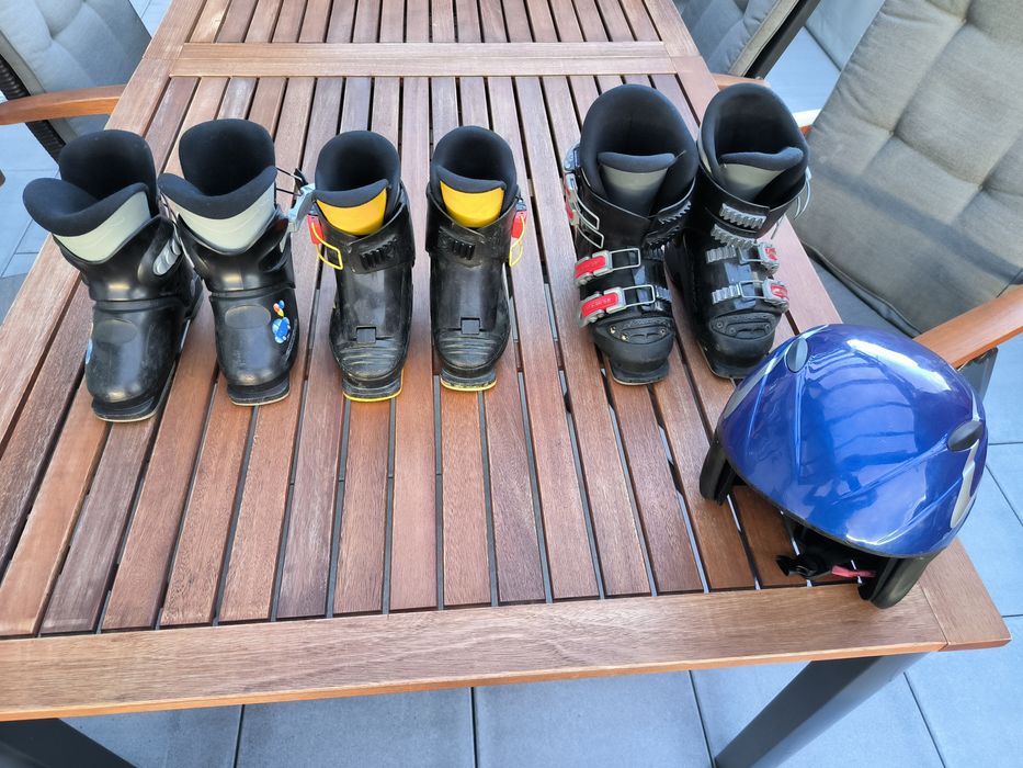 Kask narciarski dla dzieci dziecięcy okulary narciarskie