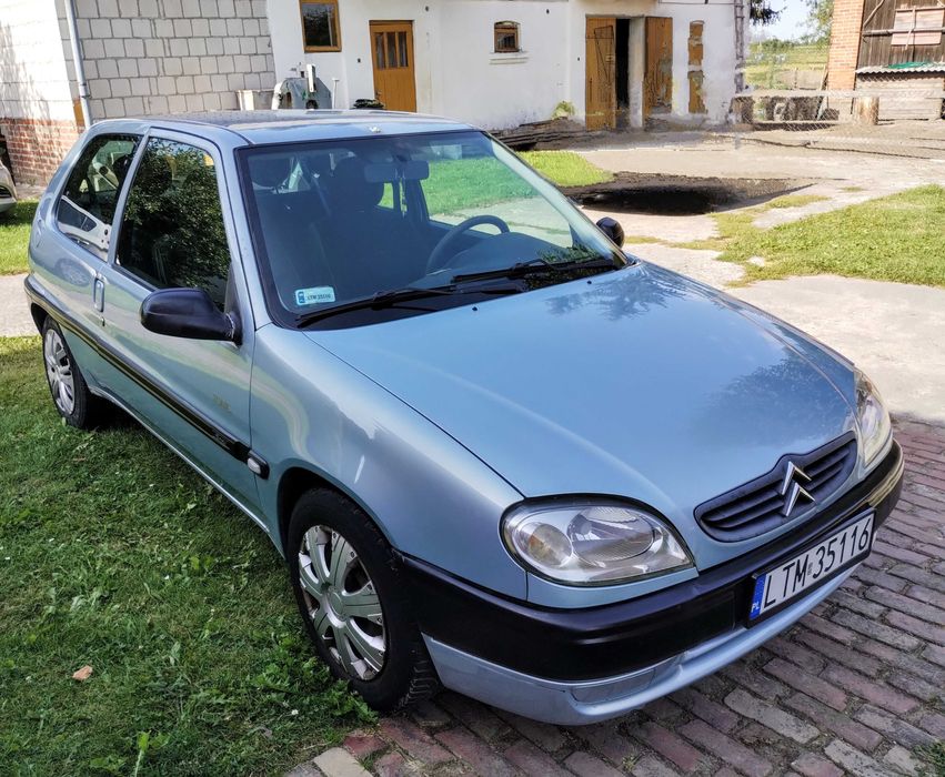 TANIE AUTO CITROEN SAXO 1.1 2003r, elktr.szyby, nowy aku - GARAŻOWANY!