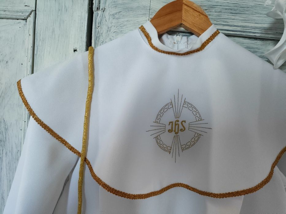 Alba szatka komunijna + dodatki torebka i wianek