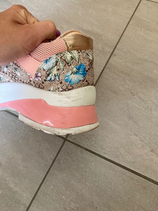 Buty sneakersy różowe 37