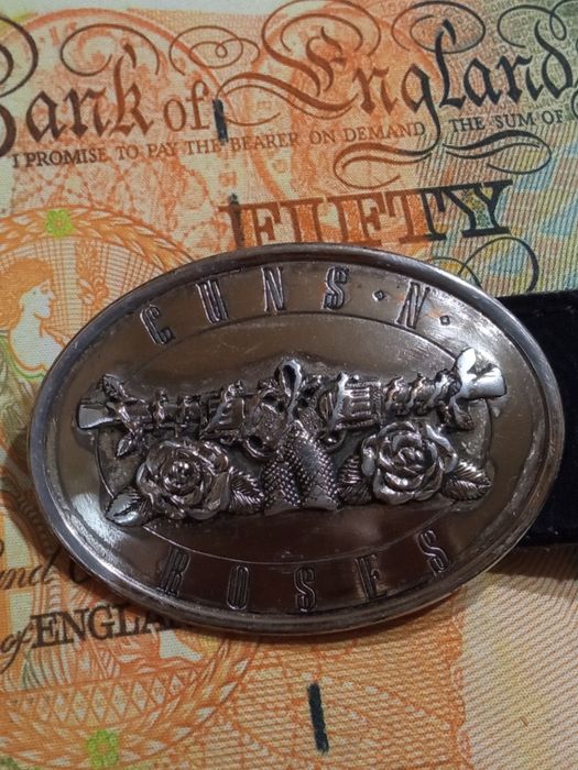 Пряжка на ремені Guns n Roses, в хорошем состоянии