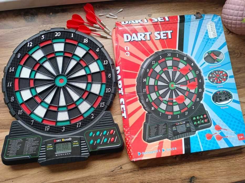 Elektroniczna Tarcza Dart Set game Gra Rzutki Lotki