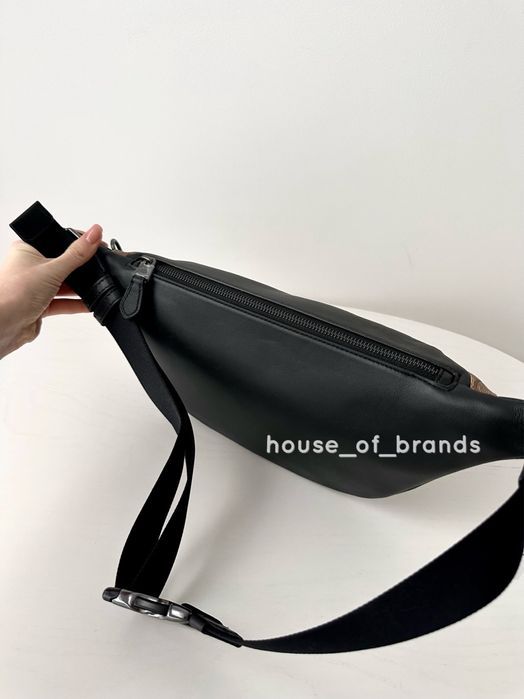 COACH Warren Belt Bag Чоловіча шкіряна сумочка бананка мужская сумка