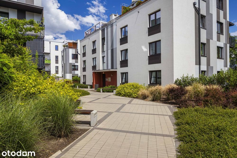 3 pokoje z ogrodem 42 m² | kameralny budynek | Klecina