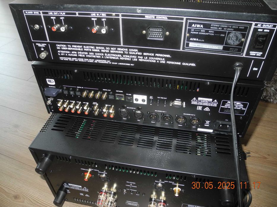 Rotel RC+RB 1590/AIWA AD-6900 /Dynaudio /Denon AVRX6300H/REL Storm III