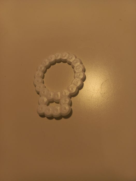 Biały mainth spiner