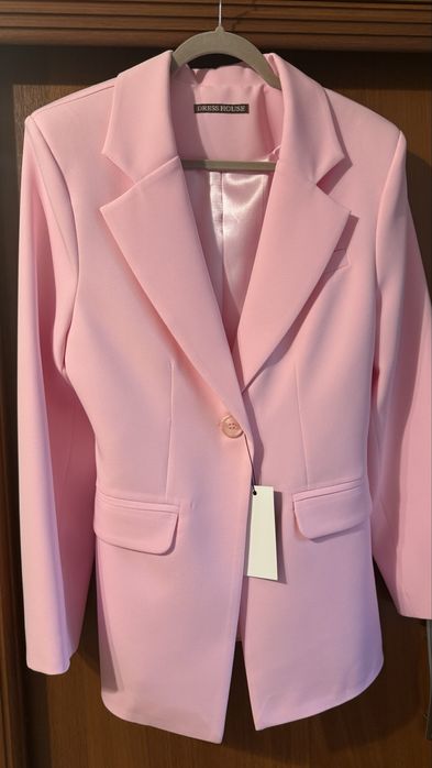 Жакет, піджак рожевий