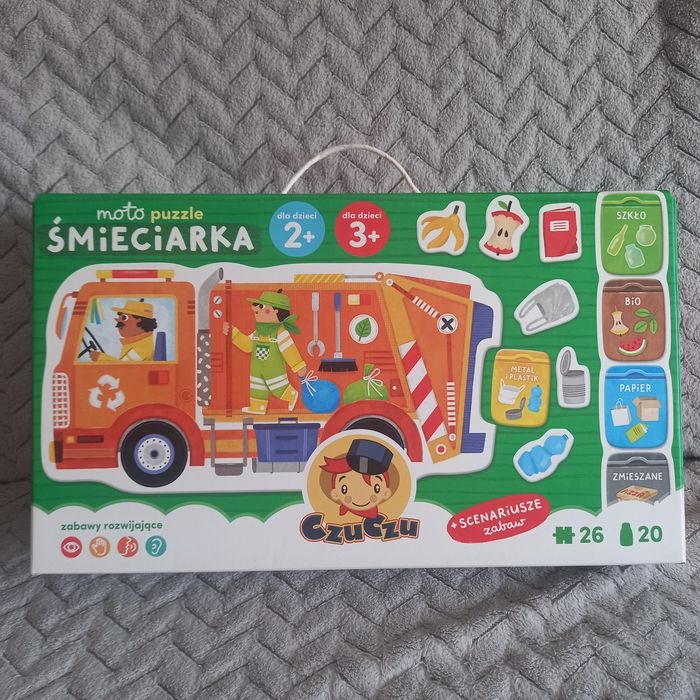 Czuczu puzzle śmieciarka