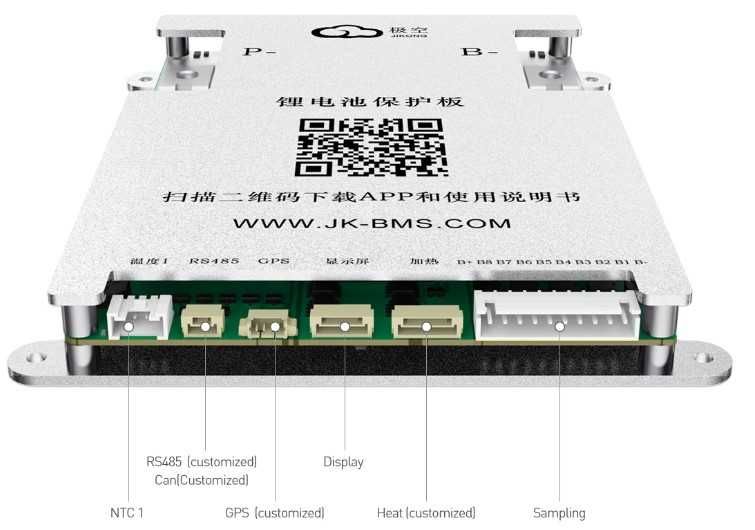 BMS JIKONG JK-B1A8S20P с активным балансиром LifePo4