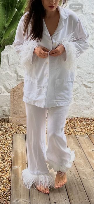 Sleeper Костю білий з пірʼям М