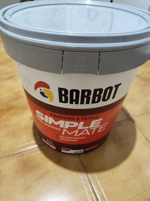 Tinta paredes e tetos Barbot 15L Branco