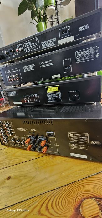 Technics SU-VX800,SL-PG400A,SH-GE70, ST-G570 wieża audio  bdb. stan