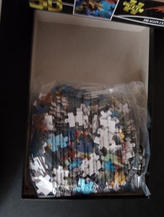 Пазли 3D дракони на 500 шт.