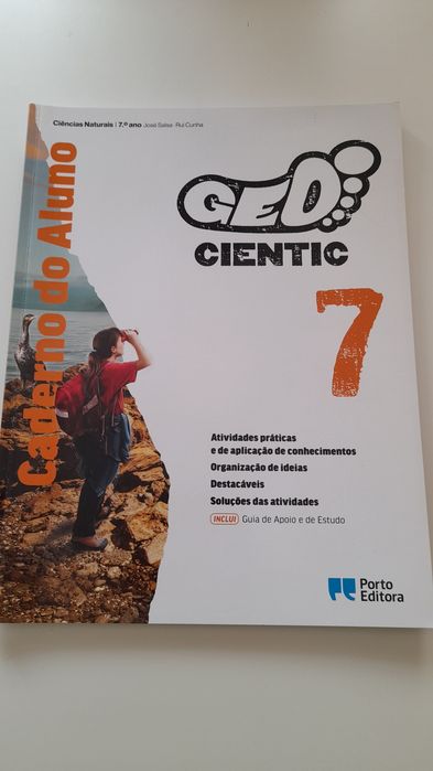 Manuais e caderno de atividades 7 ano ciências
