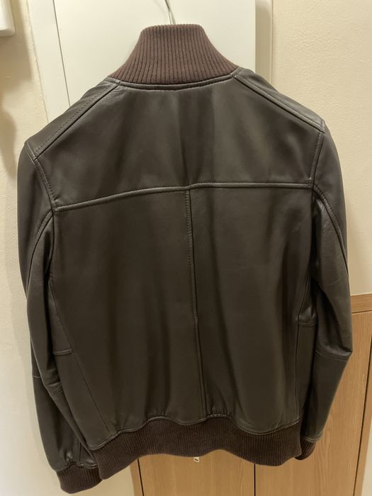 Zara męska kurtka skórzana