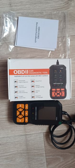 Автосканер Xiamen V520 діагностичний адаптер 
OBD-2.