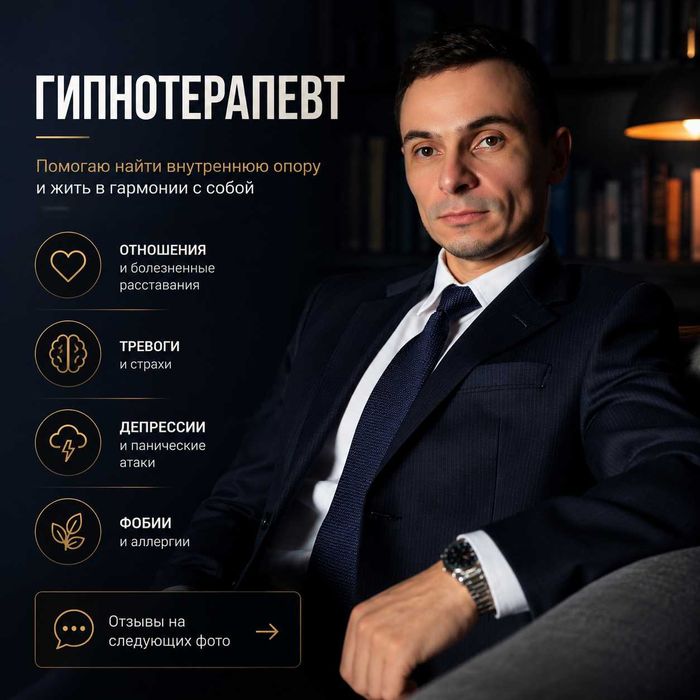 Психолог-Гипнотерапевт-Онлайн.Отзывы на Фото! Бepуcь за сложные случаи
