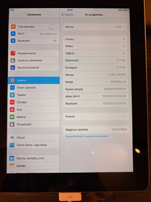 iPad 4. generacji 32GB - idealny stan, etui Michael Kors + akcesoria