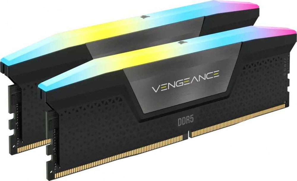 Pamięć RAM Corsair Vengeance RGB, DDR5, 64 GB (2x32GB) 6400MHz, CL32