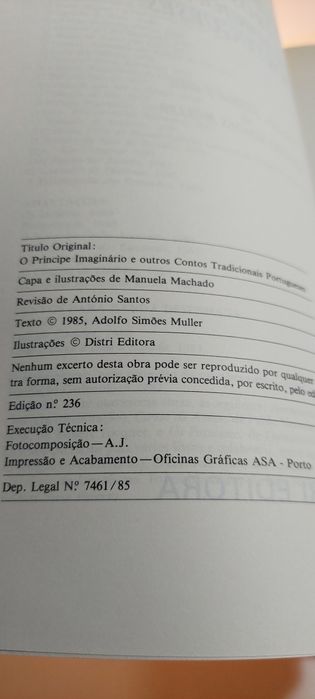 O Príncipe Imaginário e Outros Contos Tradicionais Portugueses
