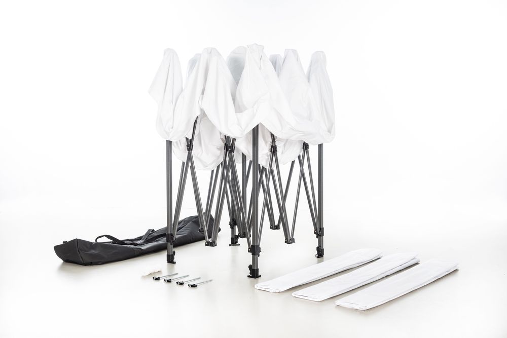 sprzedaż namiotów ekspresowych 3x3m, pokrowiec, 3 ściany boczne.