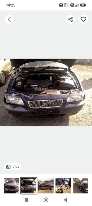 Volvo S80 2.4 бензин 140 л.с АКПП 2001г.в.