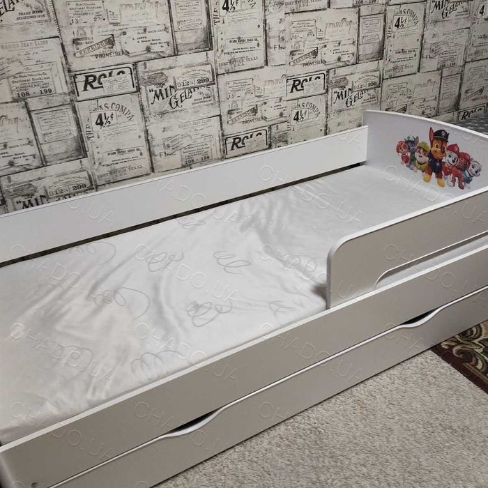 Дитяче ліжко Кіндер кул №81, ліжко підліткове, кроватка дитяча +бортик