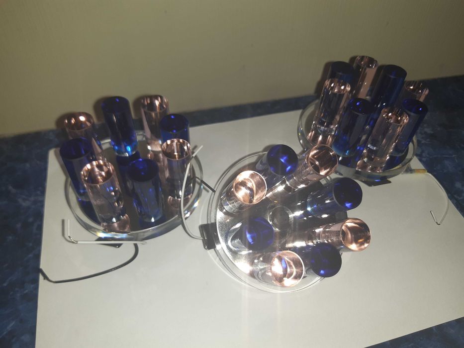 Точкові світильники BRIGH LIGHT, 3 шт., кришталь