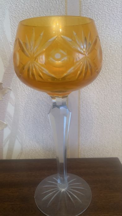 Цветные хрустальные фужеры производство Германия