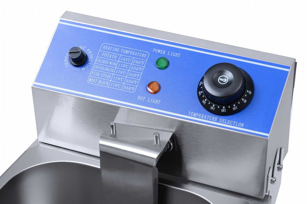 Profesjonalna frytkownica pojedyncza elektryczna 6l