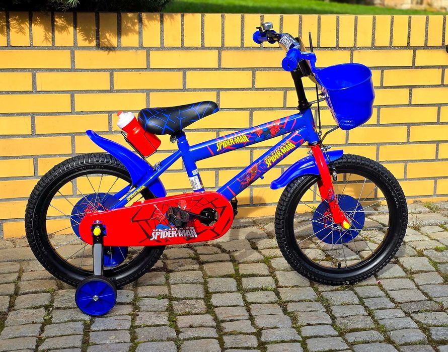Rower Rowerek 16 cali dla chłopców Spider-Men - 2 kolory - gwarancja