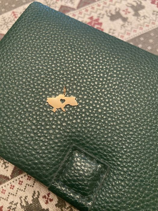 Підвіс золотий  карта України