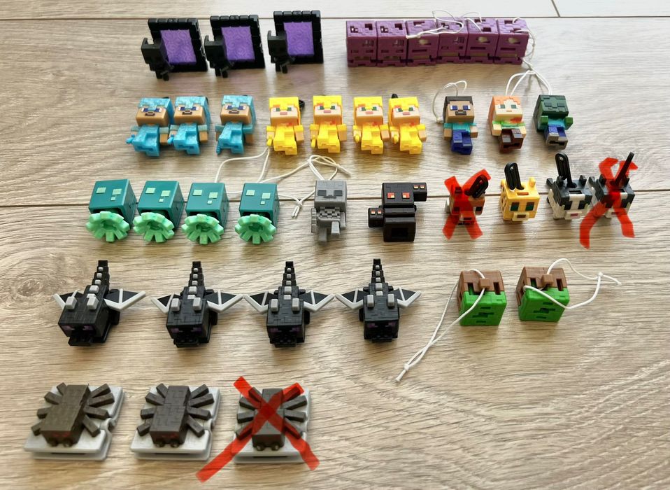 Фігурки Kinder joy Minecraft